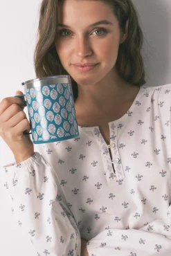 Women'secret Taza térmica estampada verde
