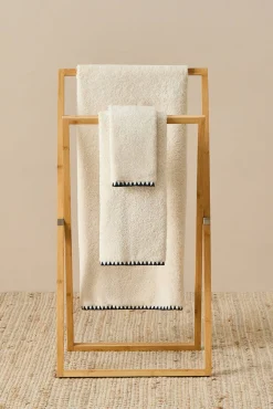 Textura Toalla baño pespunte
