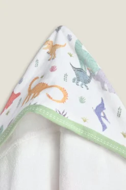Textura Toalla capucha dinosaurios