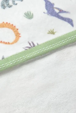 Textura Toalla capucha dinosaurios