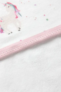 Textura Toalla capucha unicornios