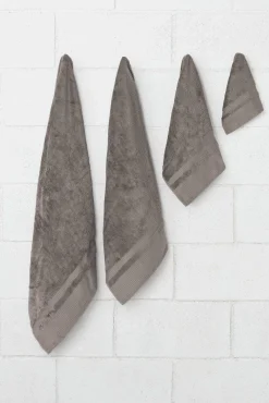 Textura Toalla lavabo rizo algodón bambú 50x90cm.
