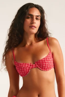 Robin Top bikini balconette cherry