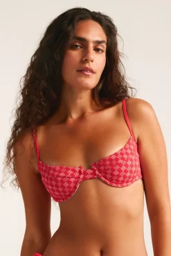 Robin Top bikini balconette cherry