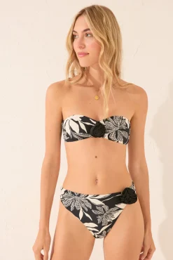 Women'secret Top bikini bandeau estampado flores
