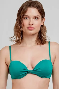 Gisela Top bikini bandeau liso
