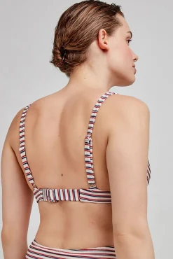 Gisela Top bikini capacidad rayas multicolor
