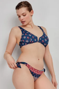 Gisela Top bikini capacidad reversible sin aro étnico
