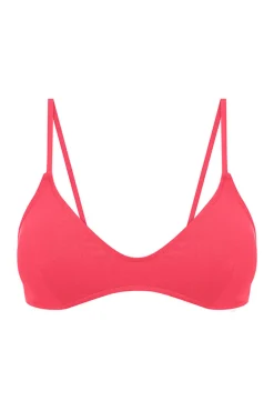 HI&BYE Top bikini escote V coral