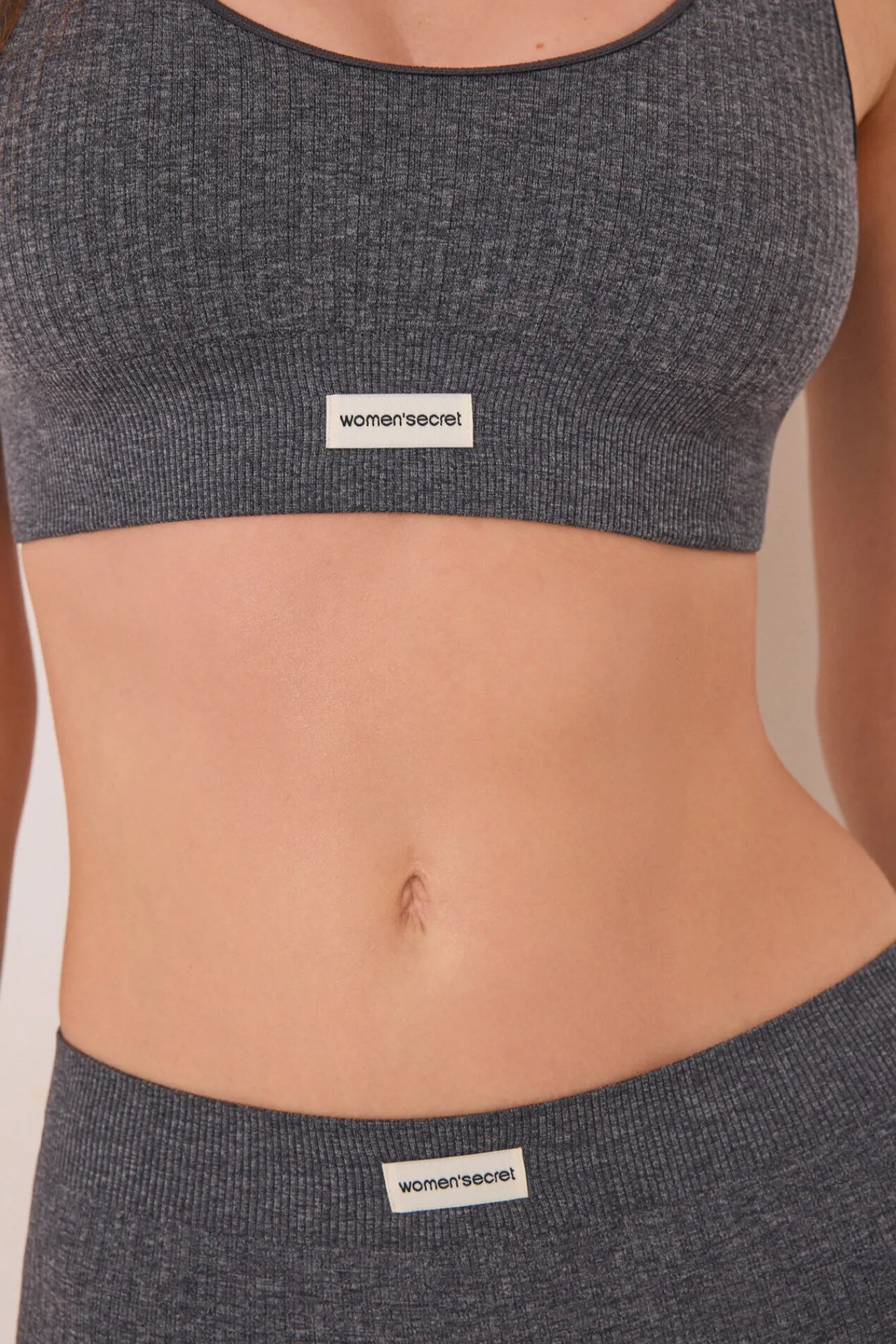 Women'secret Top canalé seamless