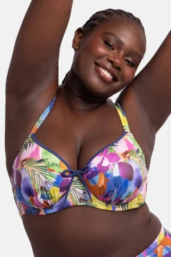 Dorina Top de bikini con aro flores