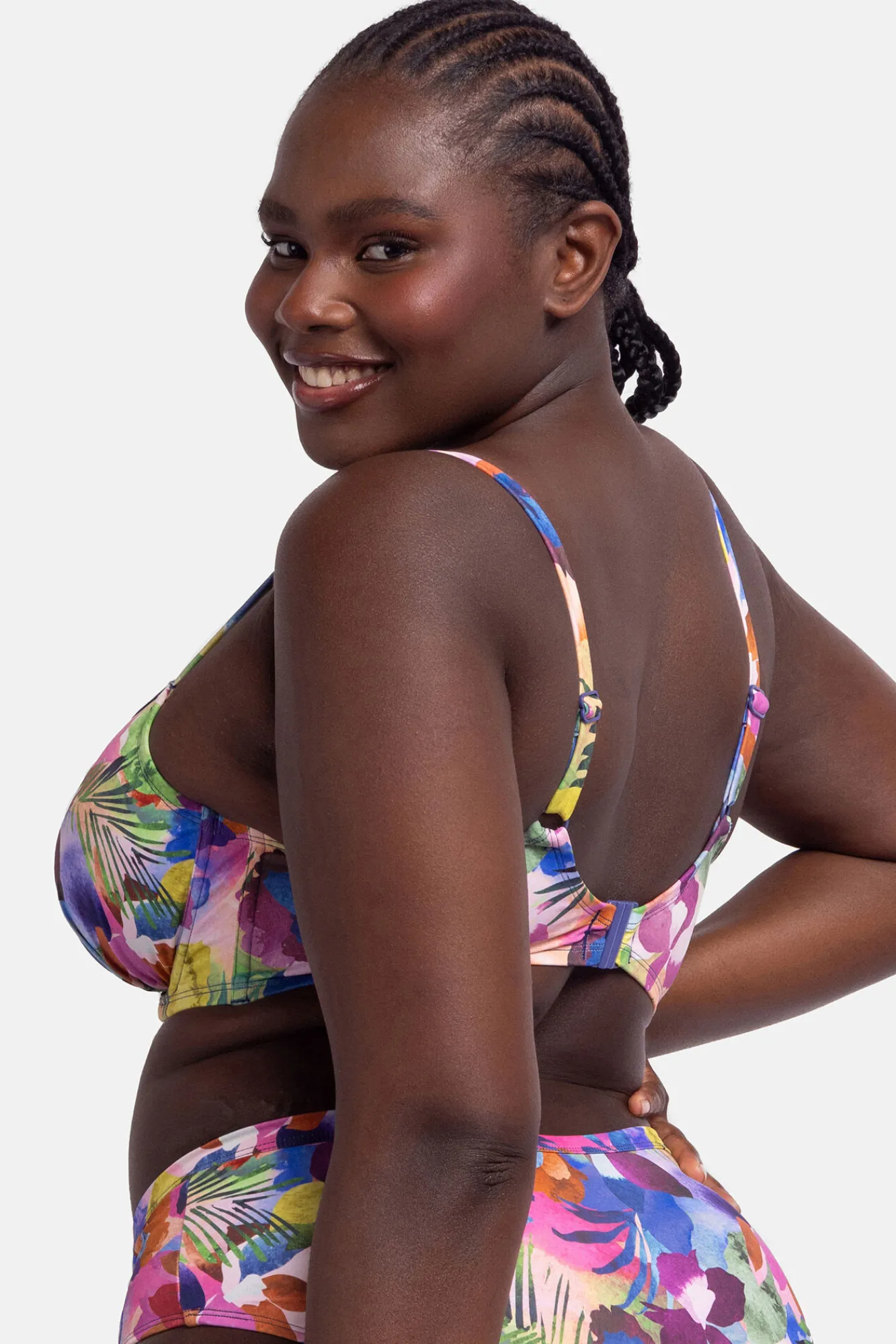Dorina Top de bikini con aro flores