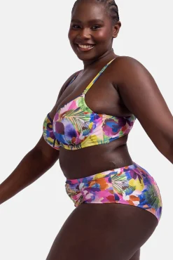 Dorina Top de bikini con aro flores