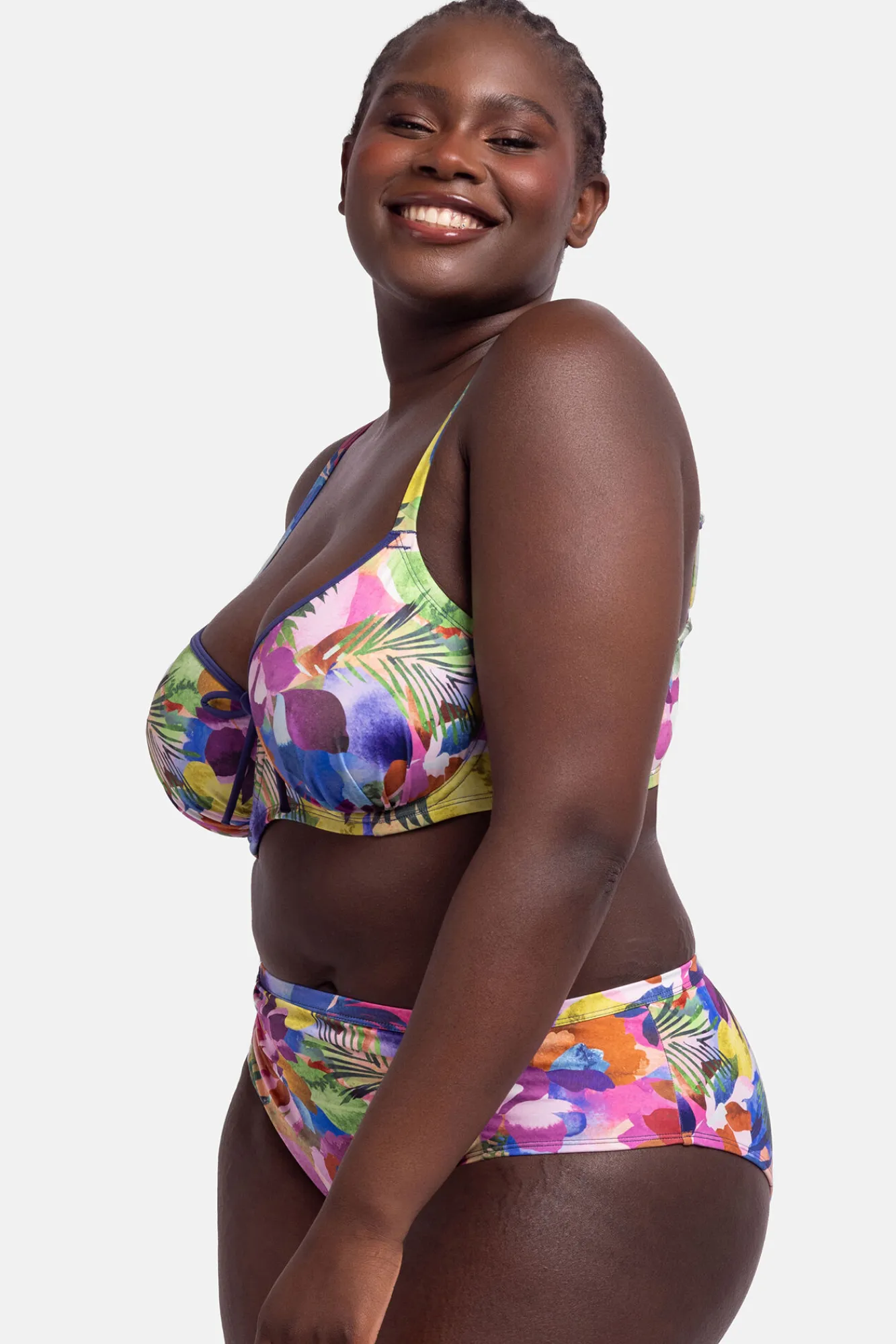 Dorina Top de bikini con aro flores