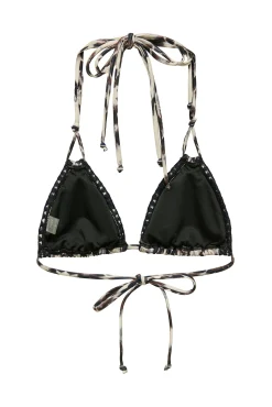 Only Top de bikini triangular boho marino