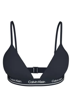 Calvin Klein Top de bikini triangular logo