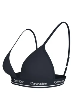 Calvin Klein Top de bikini triangular logo