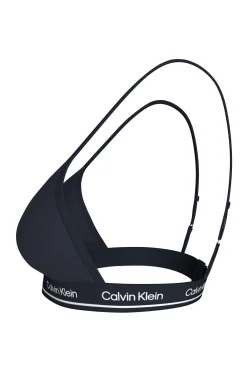 Calvin Klein Top de bikini triangular logo