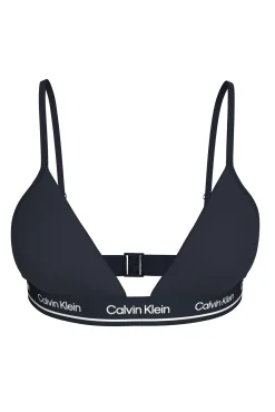Calvin Klein Top de bikini triangular logo