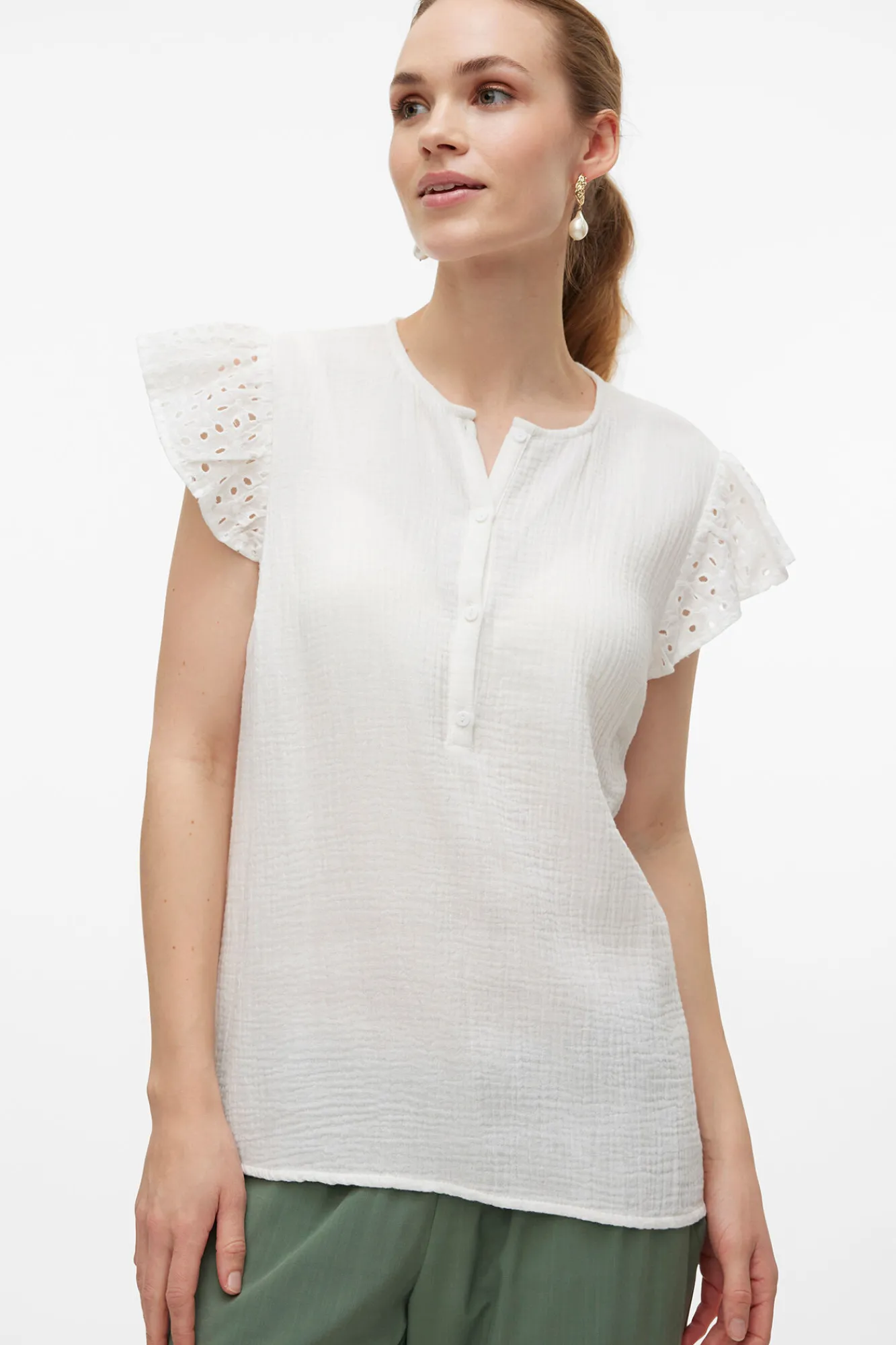Mamalicious Top de manga corta maternity y lactancia