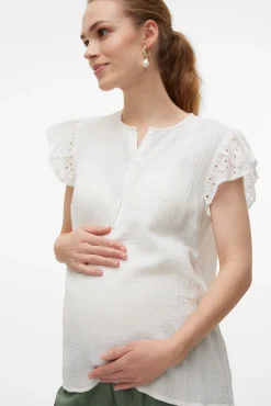 Mamalicious Top de manga corta maternity y lactancia