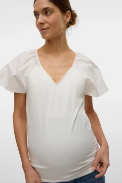 Mamalicious Top de manga corta maternity
