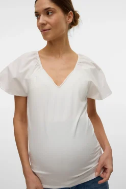 Mamalicious Top de manga corta maternity