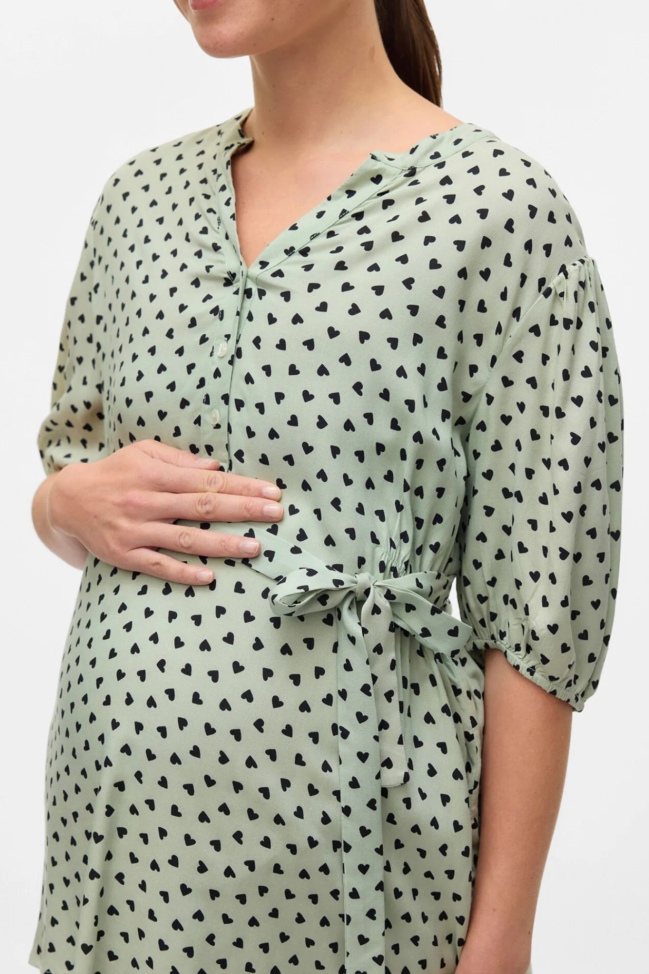 Mamalicious Top de manga corta maternity y lactancia