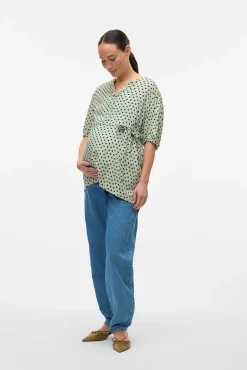 Mamalicious Top de manga corta maternity y lactancia