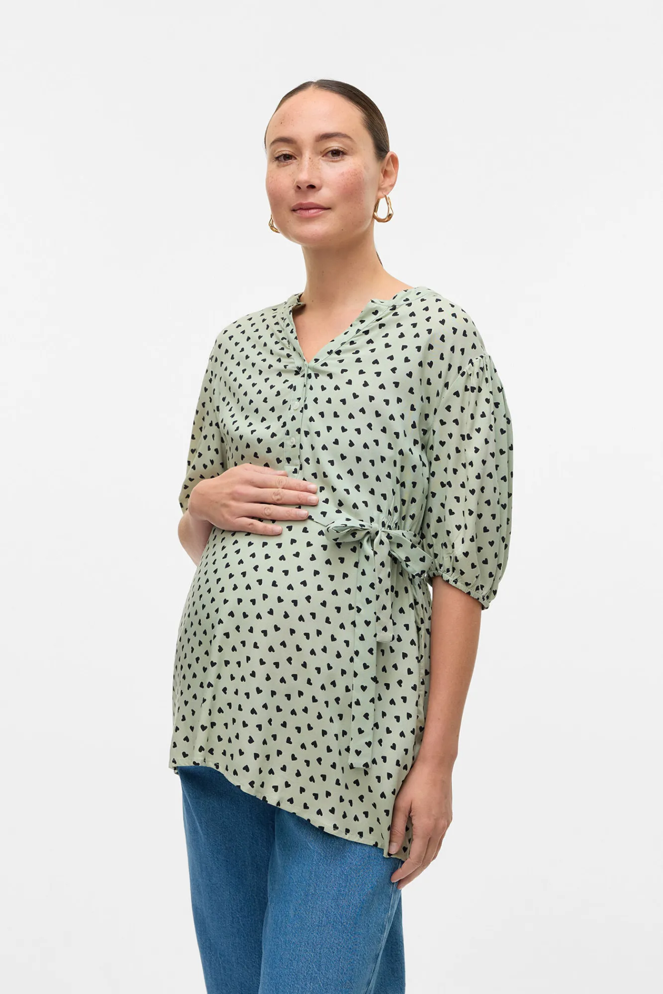 Mamalicious Top de manga corta maternity y lactancia