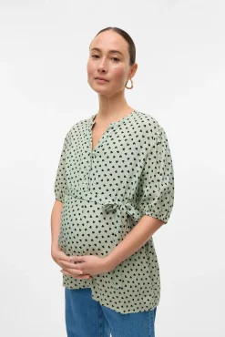 Mamalicious Top de manga corta maternity y lactancia