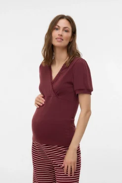 Mamalicious Top de manga corta maternity y lactancia