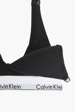 Calvin Klein Top de maternidad algodón con cinturilla de