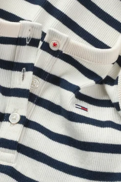 Tommy Jeans Top de rayas de mujer