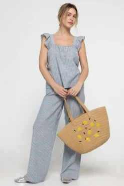 Pieces Top de tirantes con volante