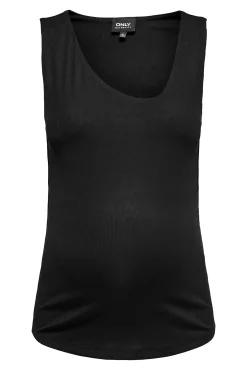 Only Maternity Top de tirantes cuello asimétrico maternity
