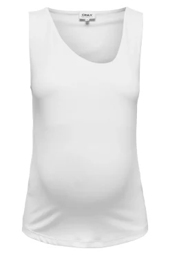 Only Maternity Top de tirantes cuello asimétrico maternity
