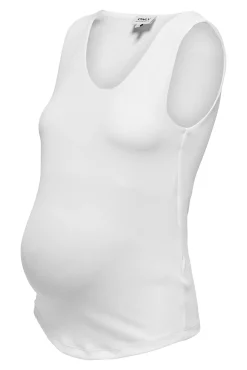 Only Maternity Top de tirantes cuello asimétrico maternity