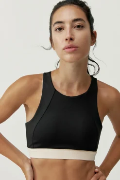 Born Living Yoga Top Fiorella Black/Stone