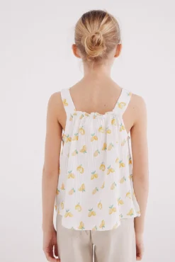 Crianças Springfield Kids Top limones para niña