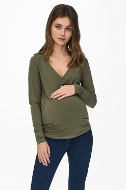 Only Maternity Top manga larga maternity