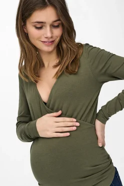 Only Maternity Top manga larga maternity