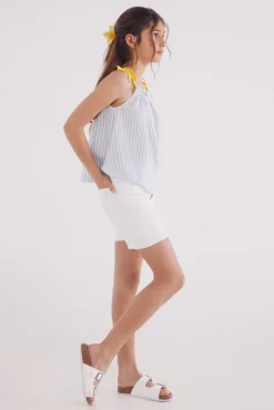 Crianças Springfield Kids Top rayas de tirantes para niña