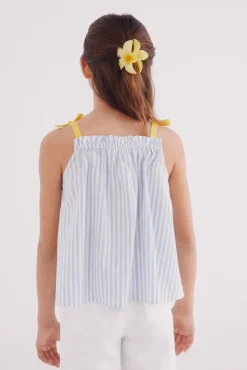 Crianças Springfield Kids Top rayas de tirantes para niña