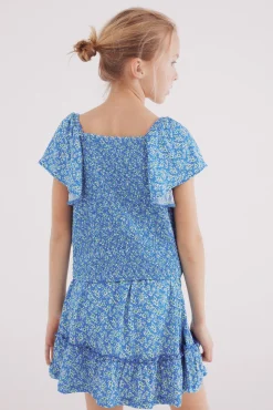 Crianças Springfield Kids Top volantes estampado niña