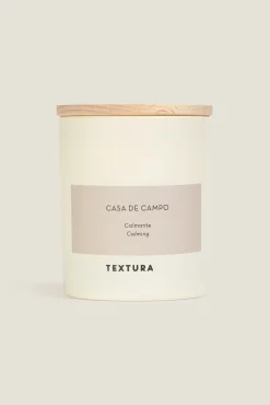 Textura Vela perfumada afrutada