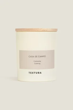 Textura Vela perfumada afrutada