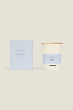 Textura Vela perfumada algodón suave