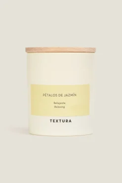 Textura Vela perfumada jazmín