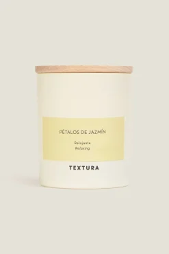 Textura Vela perfumada jazmín
